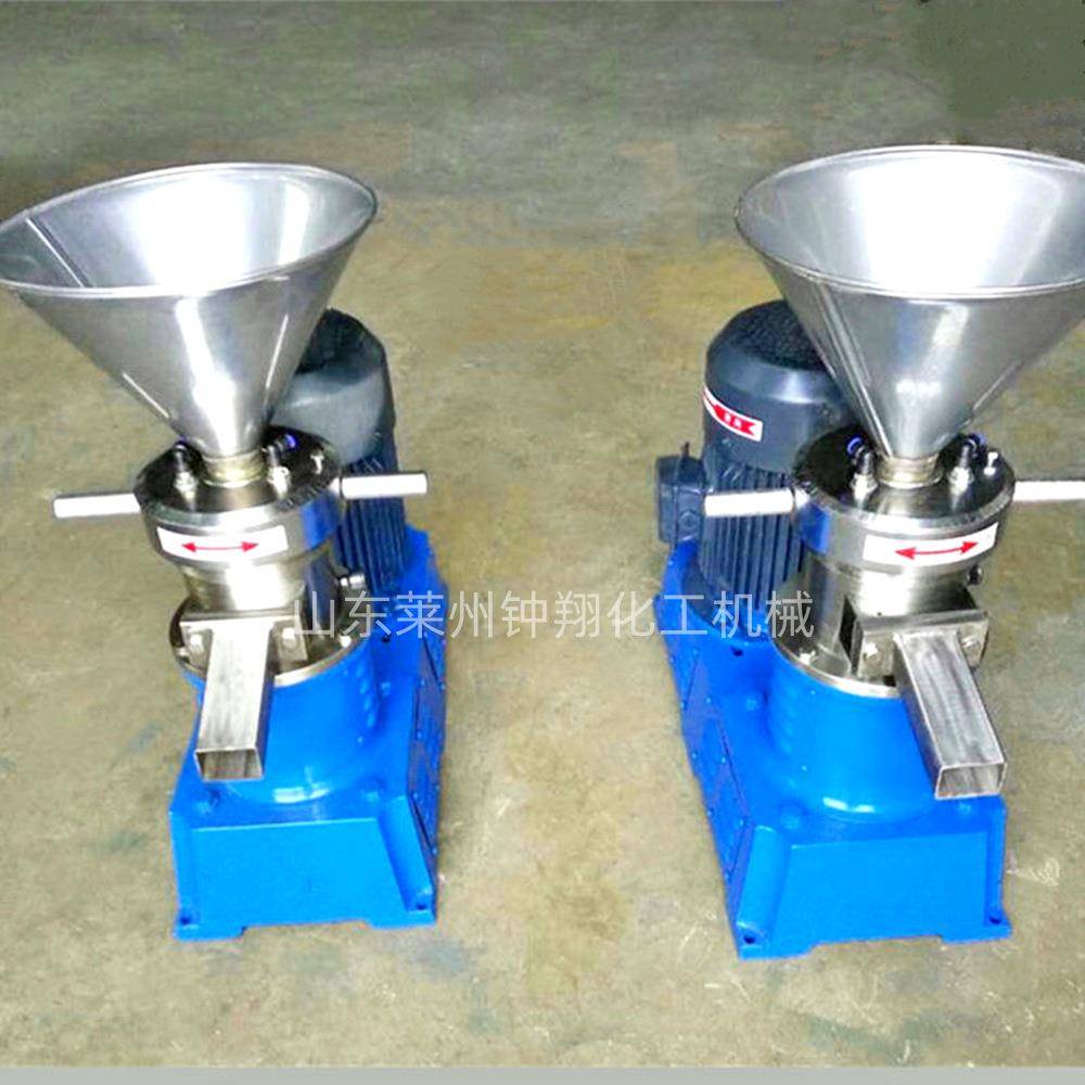 小型分体式胶体磨花生酱杏仁酱果酱研磨机立式胶体磨