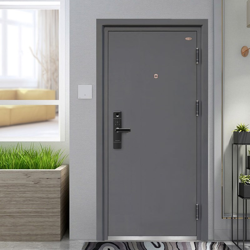 FUSIM富新甲级指纹锁家用防盗门入户门进户门子母门静音隔音