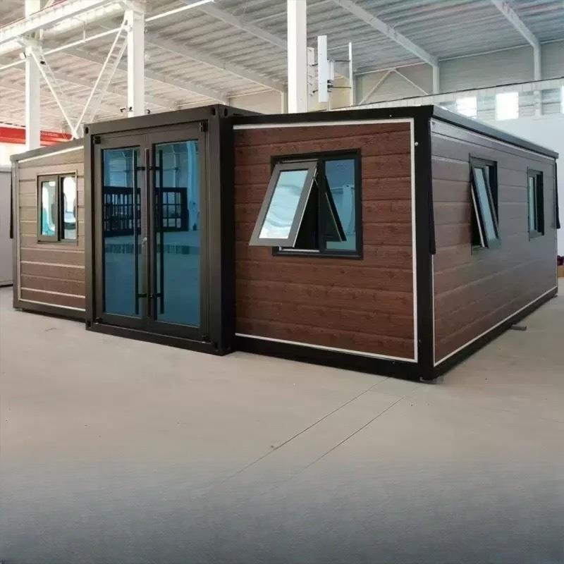 出口双翼折叠拓展房集装箱活动房翼式折叠移动可拆卸住人集装箱房