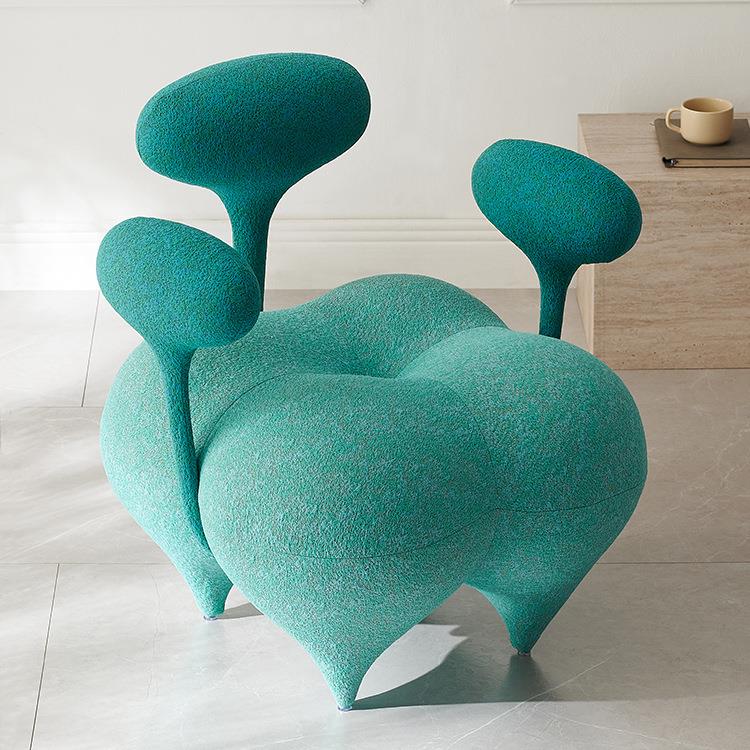 设计师创意魔法气球椅客厅休闲单人沙发椅定型棉别墅高档懒人躺椅