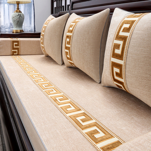 优选红木沙发坐垫新中式垫子套罩实木椅子沙发垫家具罗汉床垫海绵