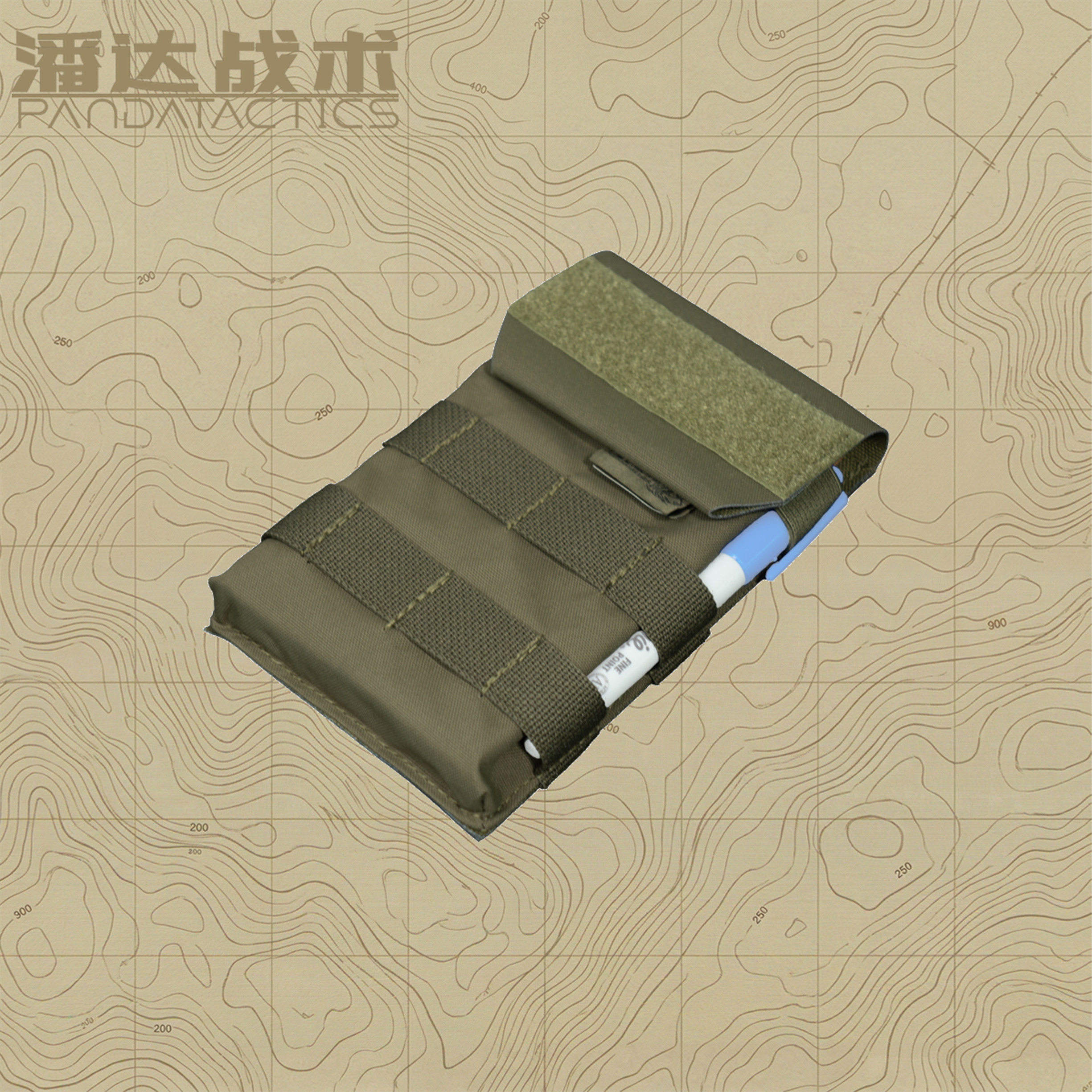 【潘达战术】PD-251 射击记录本打靶训练专用记录本包战术背心