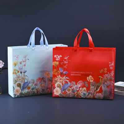 ins郁风精金香无纺布礼品袋服装店手提袋子美礼物物包FFD装袋购袋