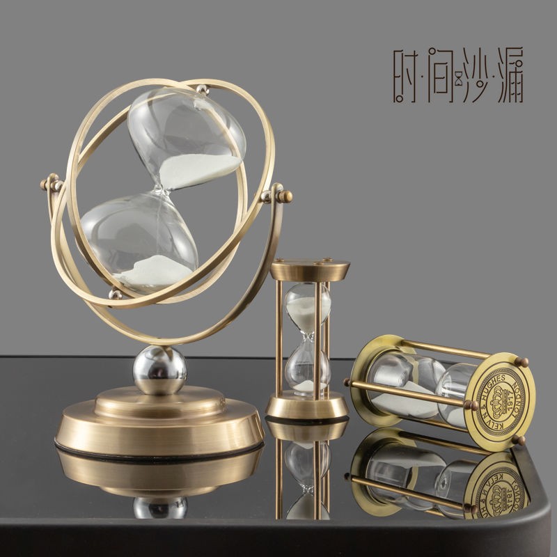 YIECGY地球仪沙漏轻奢装饰品送礼