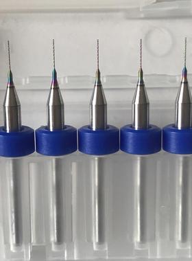 高速钻头微钻头涂层和硬化手柄3.175陶瓷玻璃钻孔微针0.15 0.2 0.