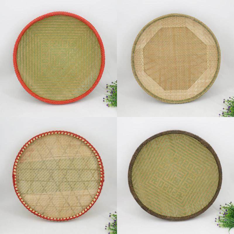 手工编制圆盘有孔米筛竹筛无孔竹匾晾晒干货茶叶筛子环保精品簸箕,特色手工艺,竹编/竹雕,淘宝优惠券,粉丝福利购,淘宝优惠卷