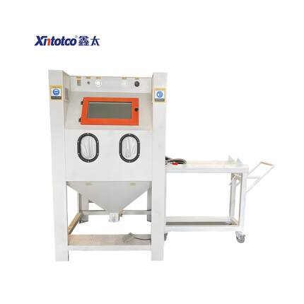 Manual Metal Surface Cleaning Sand Blasting Cabinet Machine