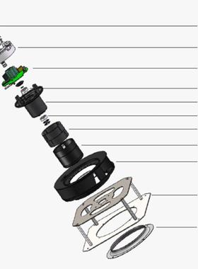 风工量 低噪音业支架风机149710V大 220V 380V交流 后倾式离心通