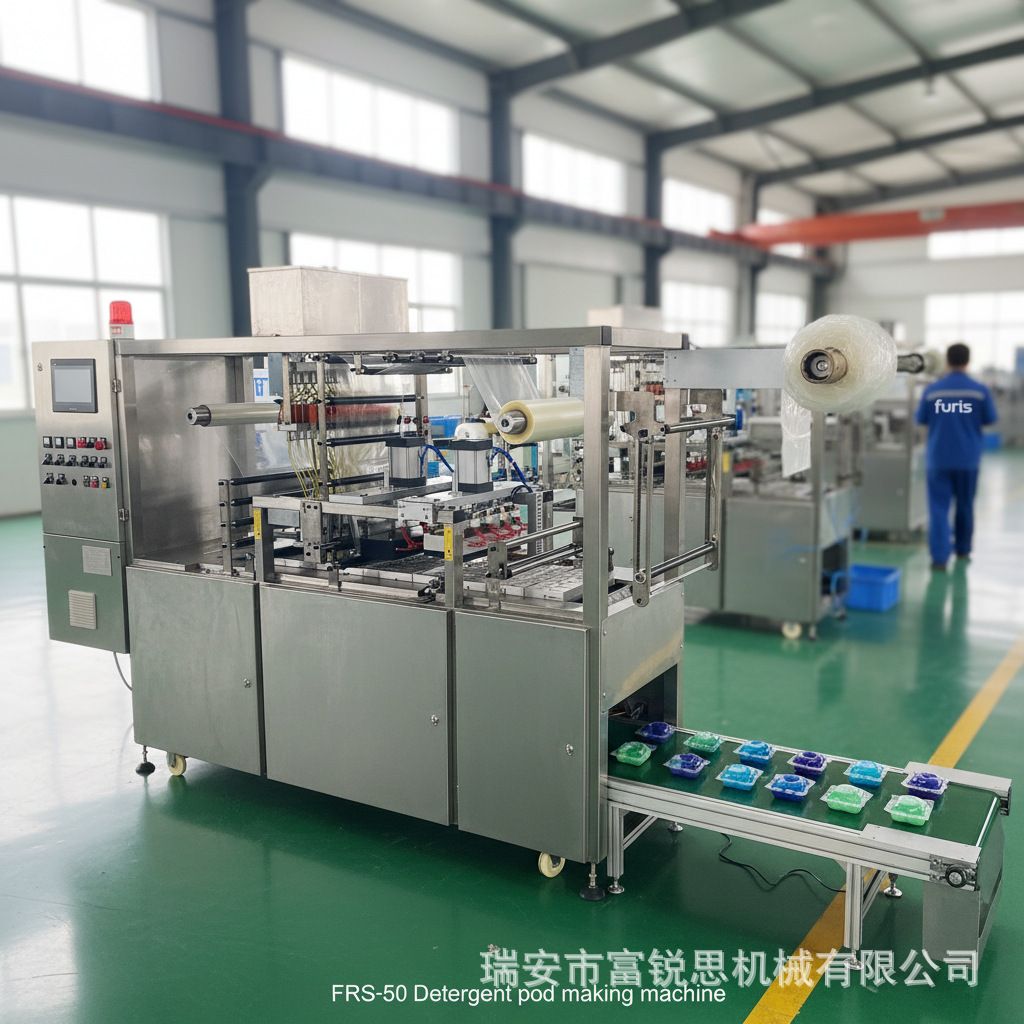 水灵珠留香珠洗衣胶囊包装机 凝珠设备 PVA水溶膜洗衣凝珠包装机