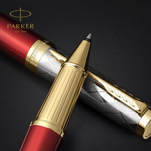 【商务尊享】PARKER/派克精英系列阿诺德联名款宝珠笔精致木质礼盒高档商务送礼礼物男士签字笔书写笔