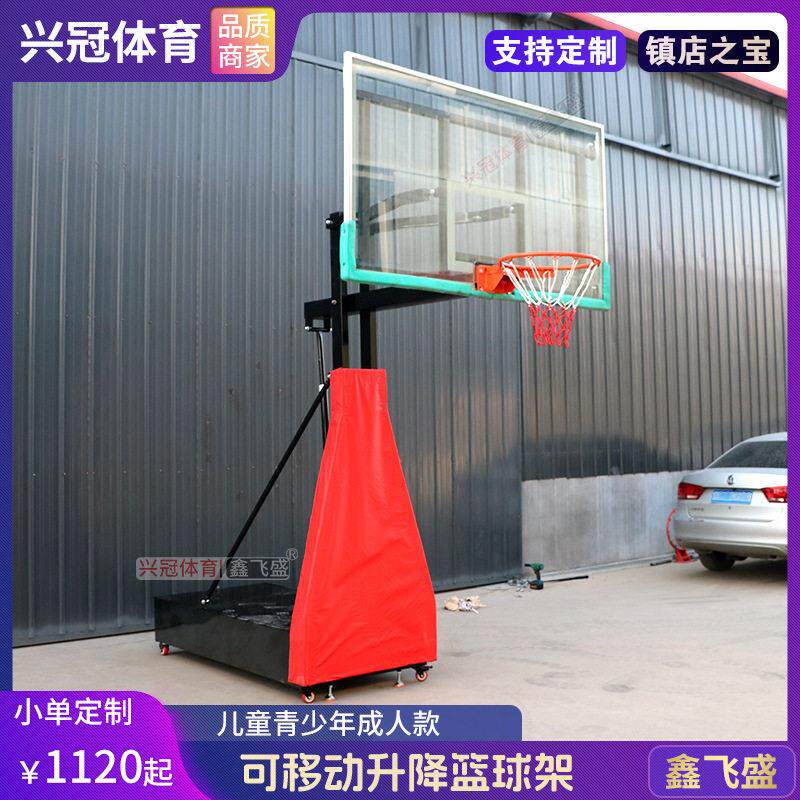 移动可升降篮球架青少年室内外儿童成人户外投篮比赛训练标准篮框