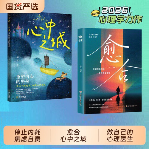 抖音同款心中之城愈合正版无数安慰别错过这本懂你的书绝拒垃圾r假象重塑心理学励志阅读情绪自我治愈成长情感精神成年人旅行故事
