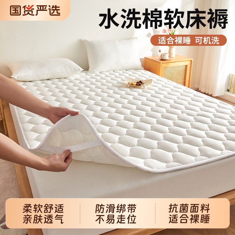 床垫软垫家用卧室垫被褥子夏薄款租房床盖宿舍防滑床护垫单人铺底