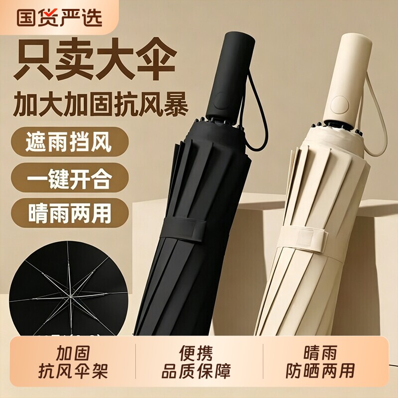 全自动手动雨伞男士男女加大加厚图片