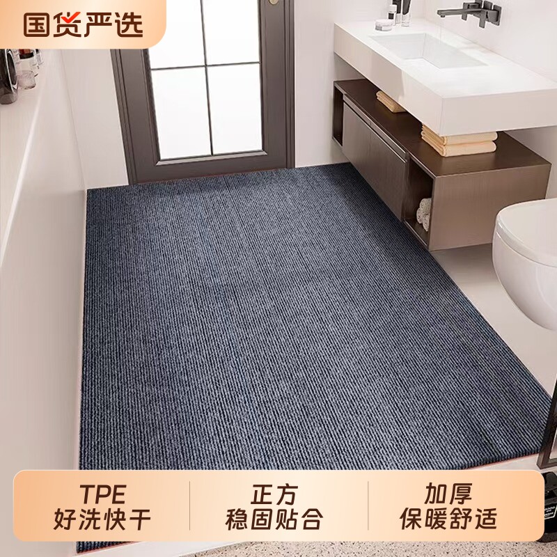 TPE灰色地毯家用卧室全铺商用办公室大面积满铺加厚隔音整铺地垫