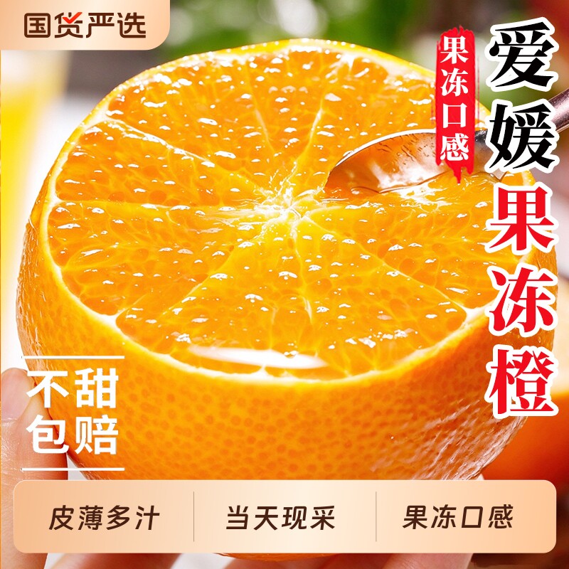 爱媛38号果冻橙新鲜橙子水果当季整箱四川甜柑橘批发大果榨汁专用