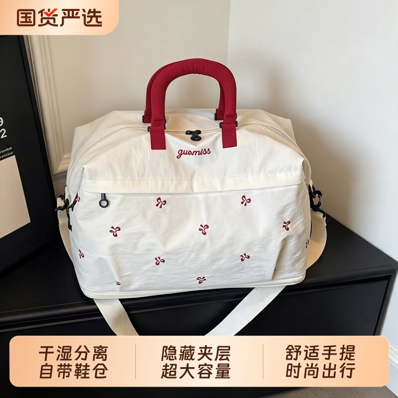 大容量装衣服行李包旅游手提短途出差旅行包健身包轻便待产收纳包