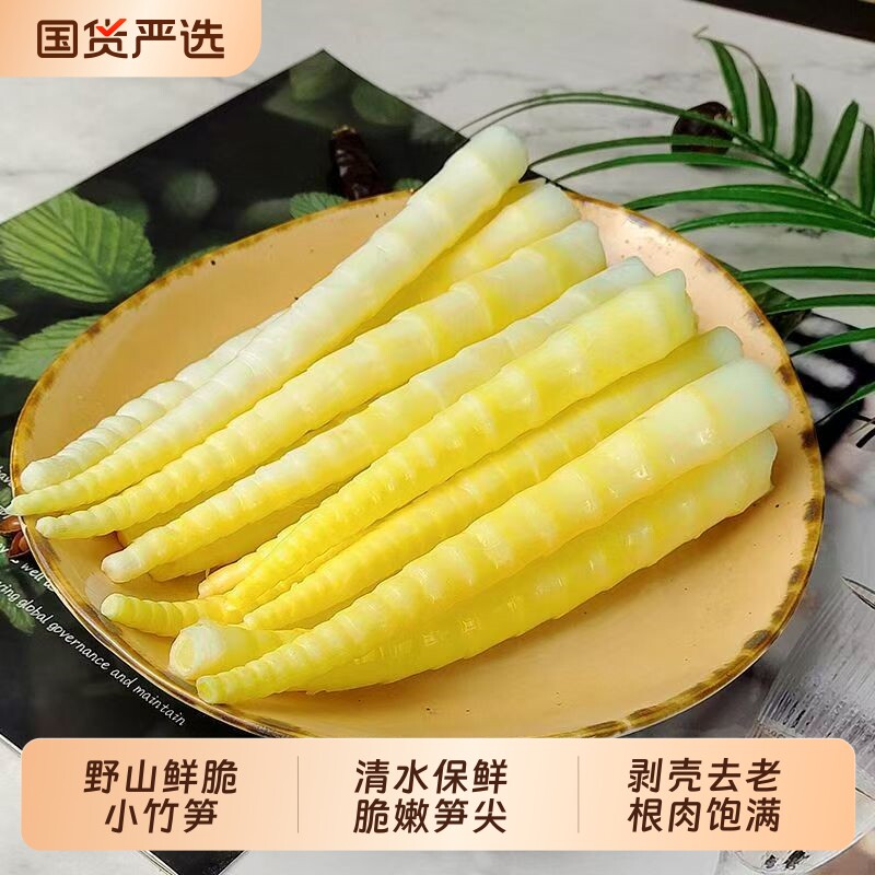 春笋农家竹笋新鲜雷笋野山挖小竹笋雨后春笋农家火锅批发商用蔬菜