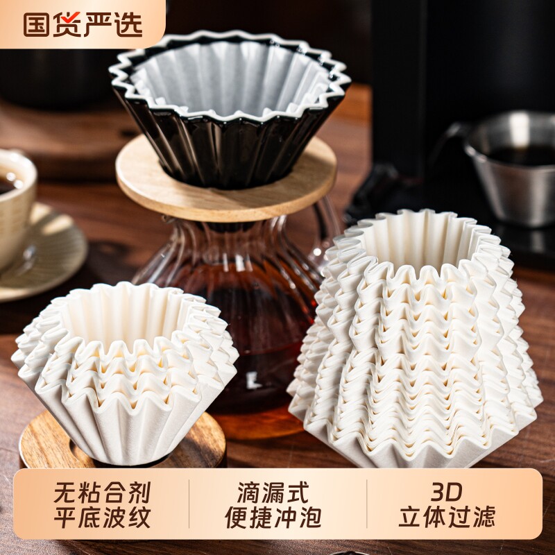 咖啡滤纸蛋糕型手冲过滤器图片