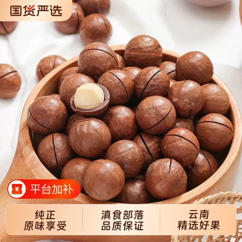 云南夏威夷果原味坚果零食年货罐装送开口器果仁健康好吃新鲜新货