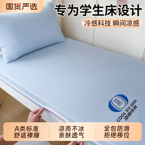 学生宿舍专用小冰皮床垫套90x190