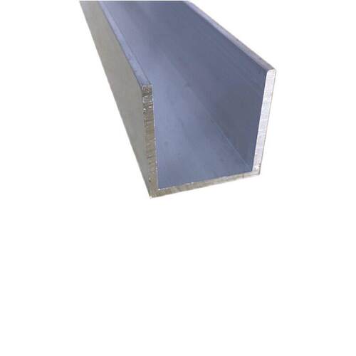 铝合金u型槽40x40x3槽铝玻璃卡槽导轨铝合金型材包边护角条U型条