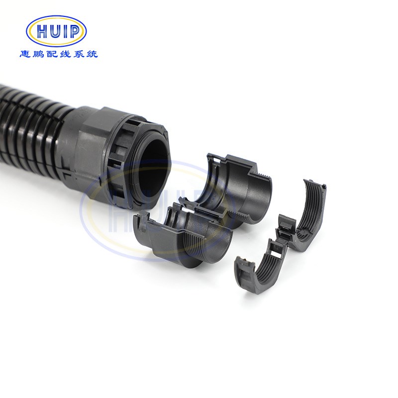 热销M50-AD54 双拼管接头 双层开口波纹软管接头 可开式软管接头