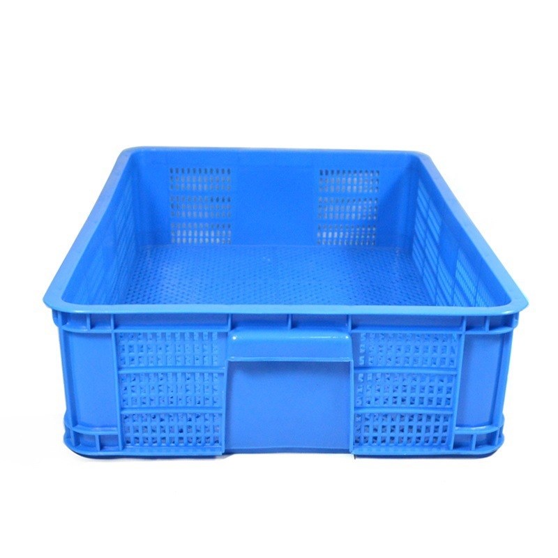 加厚装小龙虾塑料周转筐篮子水产框长方形胶匡龙虾运输箩筐虾苗筐