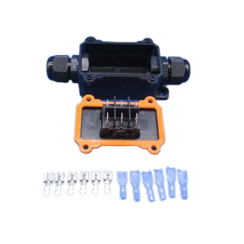 JR-619防水开关6脚3档双边自复位点动按钮电机正反转电动螺杆升降