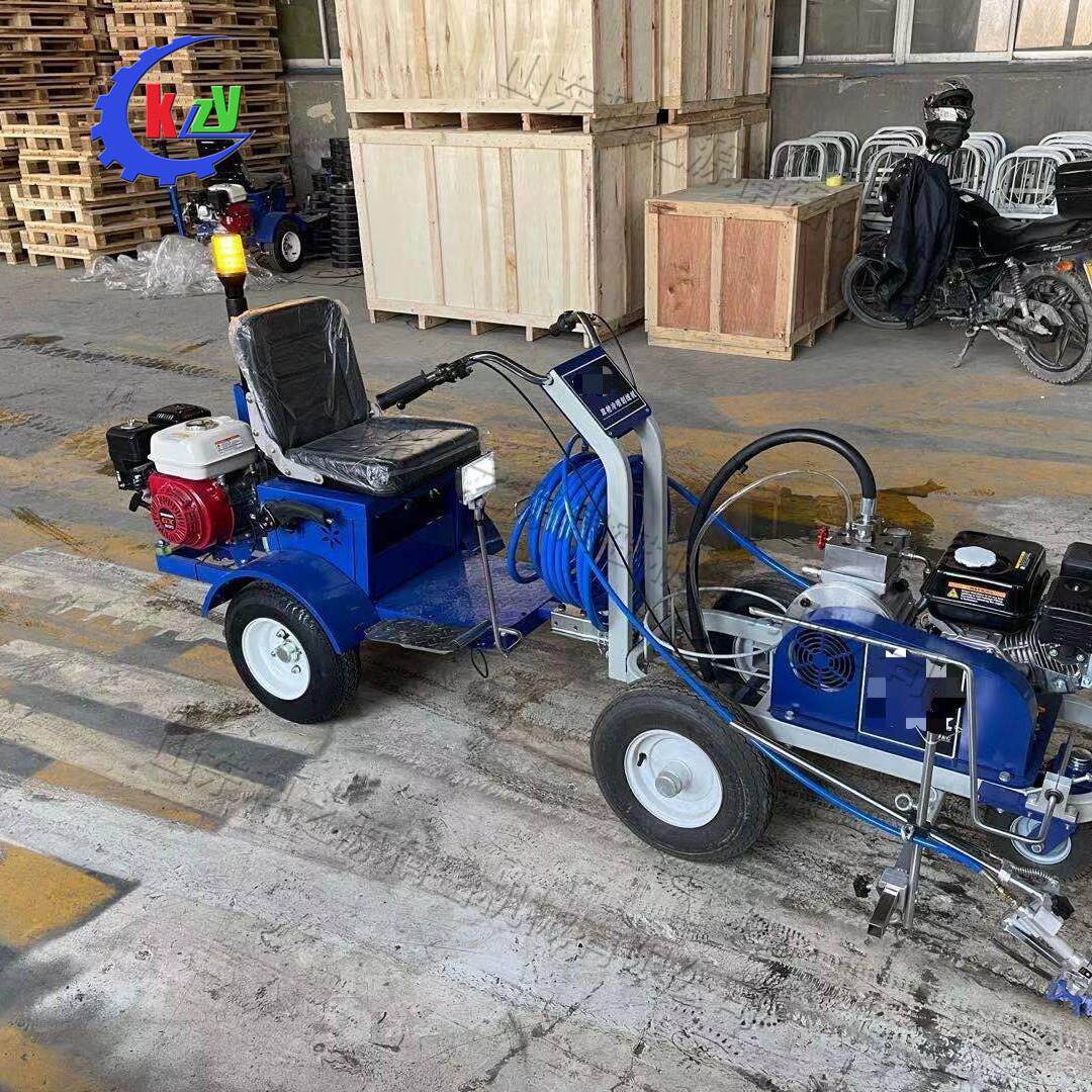 道路冷喷一体化划线机 路面施工用作业设备 手推式地面标线车