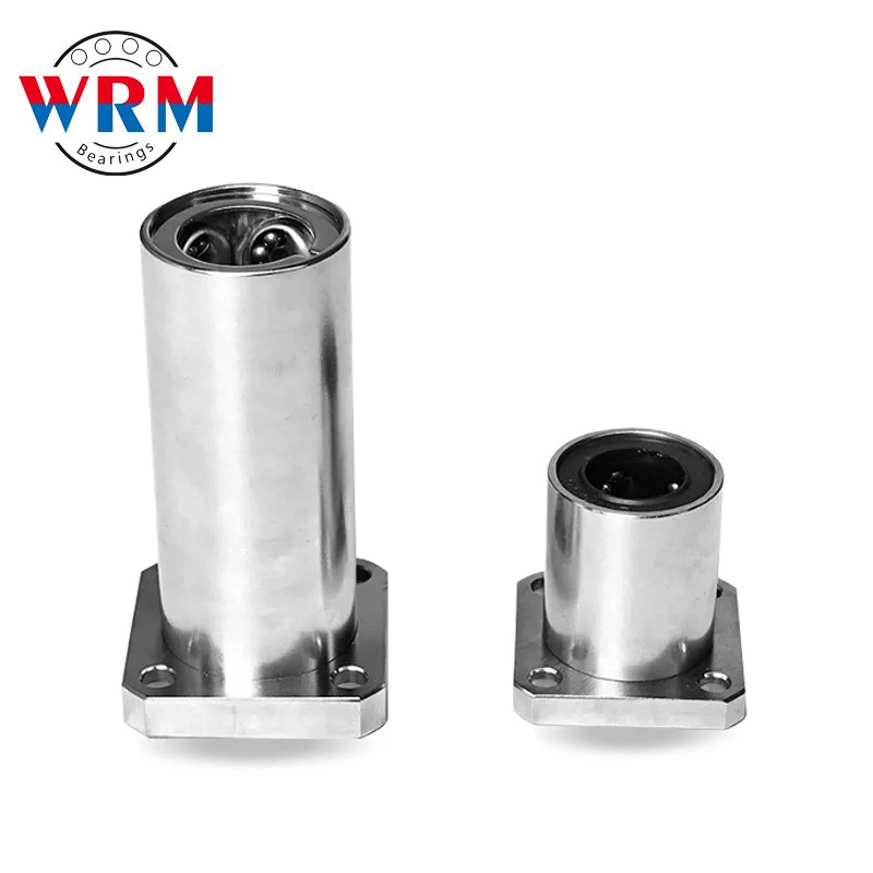 不锈钢方法兰直线轴承SLMK10L SLMK12L SLMK16L SLMK20LUU/GA加长