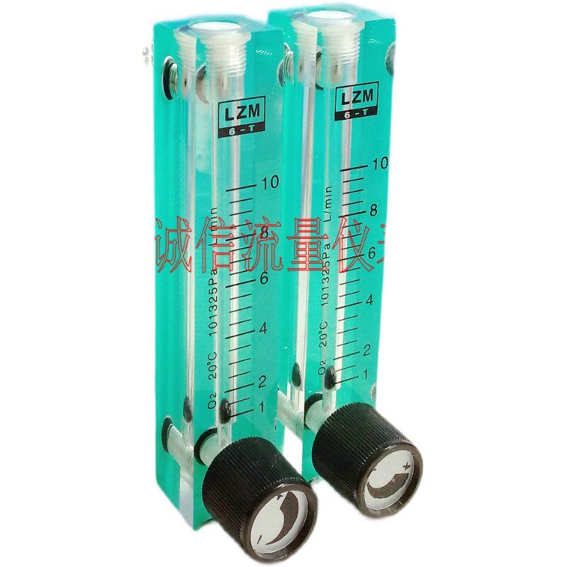 LZM-6T  O2氧气可调浮子流量计6~60L/min   氧吧流量计