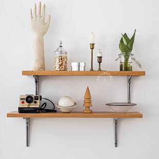 轴年Rollingtime复古墙架层板托架墙壁隔板架一字隔板三角支架