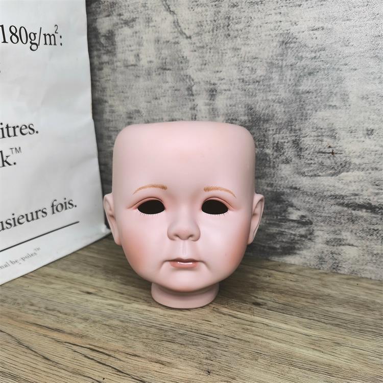 古董陶瓷娃娃头欧美出口多肉收藏摆件DIY礼品花盆微景观无眼珠款