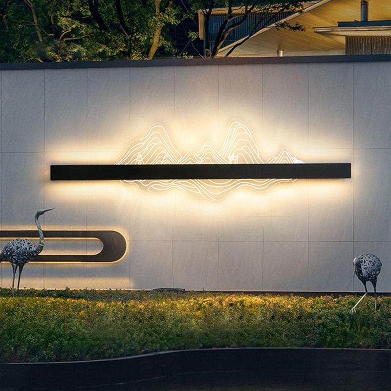 户外防水壁灯庭院新中式景观灯别墅外墙灯花园氛围灯,家装灯饰光源,户外壁灯,淘宝优惠券,粉丝福利购,淘宝优惠卷