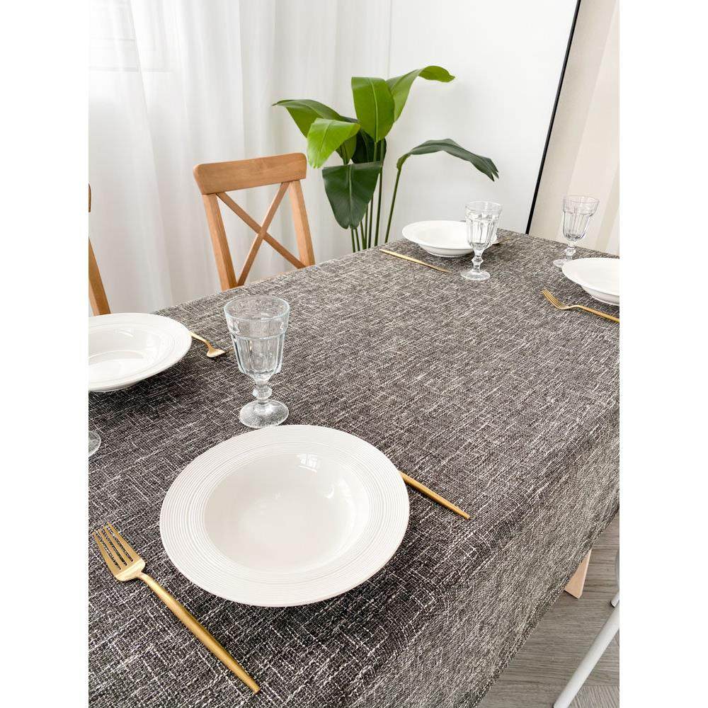 简约棉麻桌布布艺防水防油免洗现代中式茶几餐桌布台布纯色桌垫,居家布艺,桌布,淘宝优惠券,粉丝福利购,淘宝优惠卷