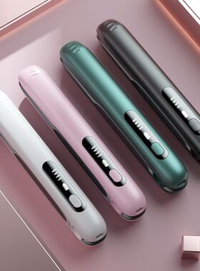 usb充电无线直发器直卷两用卷发棒便携直板夹板hair straightener