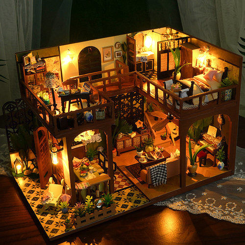 diy手工小屋微缩玩具模型