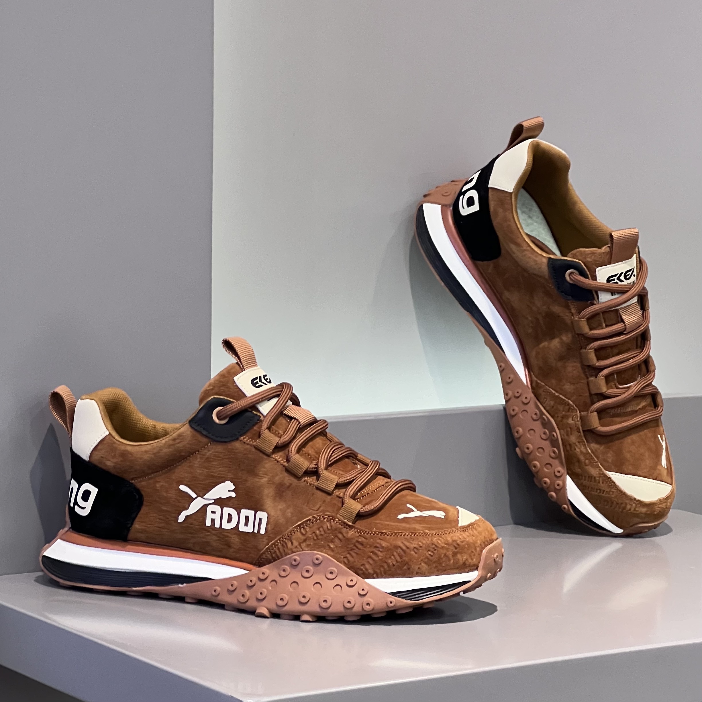 欧洲站保暖加绒厚底男鞋