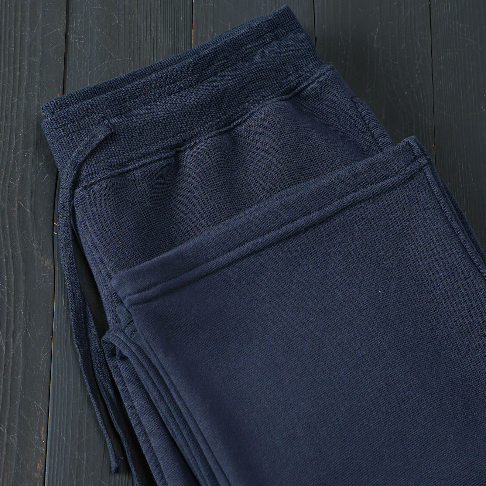 360g午夜蓝宽松阔腿直筒长裤柔软亲肤锁温保暖螺纹松紧腰秋冬卫裤,男装,卫裤,淘宝优惠券,粉丝福利购,淘宝优惠卷