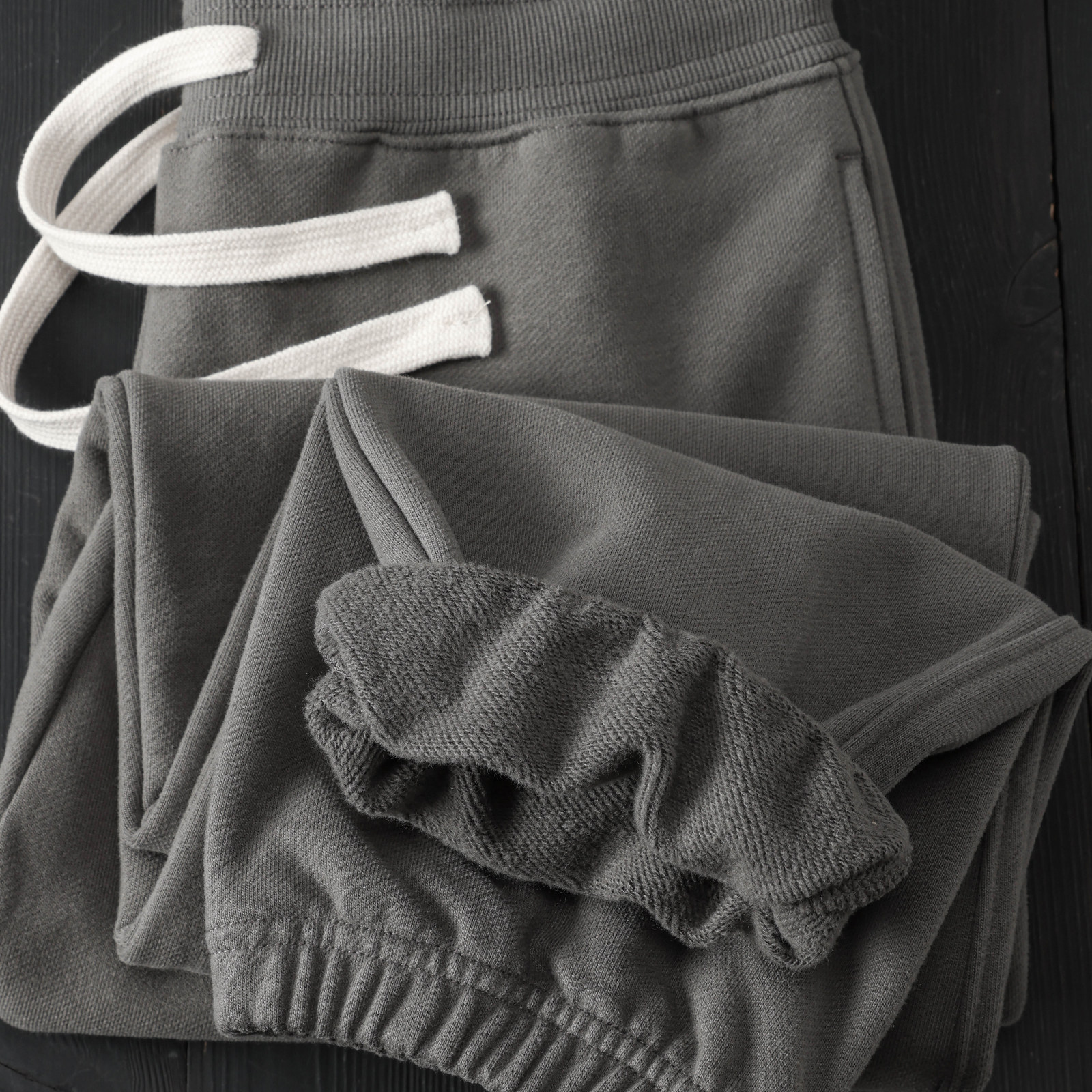 500g冬季手抓一体绒束脚卫裤 碳灰色中高腰特宽保暖蓄热磨毛加绒,男装,卫裤,淘宝优惠券,粉丝福利购,淘宝优惠卷