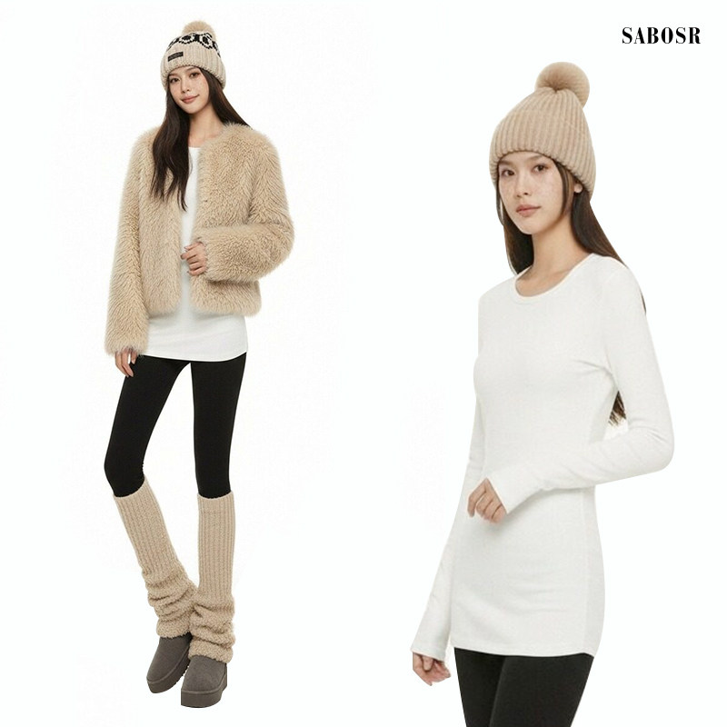 白色内搭圆领中长款遮屁股长袖女t恤修身紧身打底衫上衣德绒纯棉