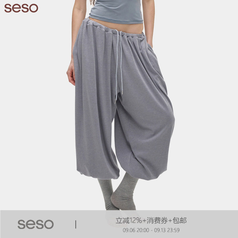 seso8分气球休闲裤宽松瑜伽裤图片
