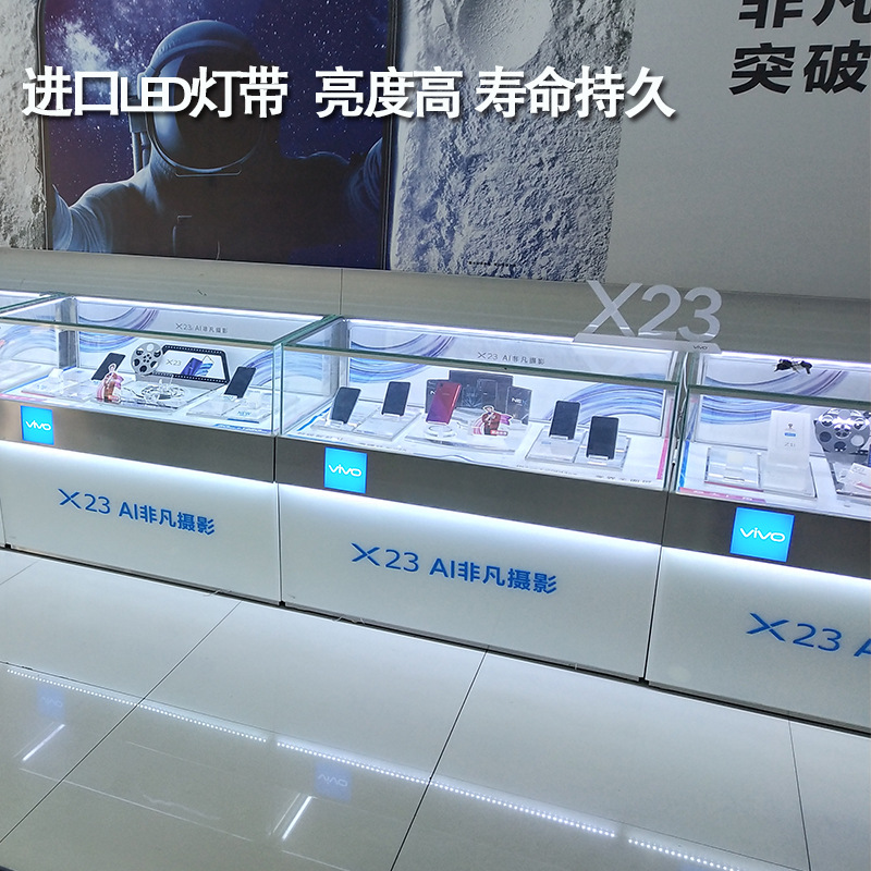 直供全新手机柜台展示柜玻璃电信移动联通手机展示柜