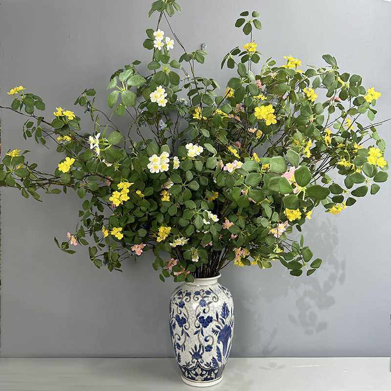 仿真观音莲藤大杏花藤简约禅意玄关插花装饰摆件仿真花艺家居装饰,家居饰品,仿真花/假花,淘宝优惠券,粉丝福利购,淘宝优惠卷