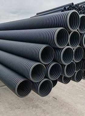 FRPP模压排水管DN500波纹管纤维增强聚丙烯埋地塑料管高环刚度