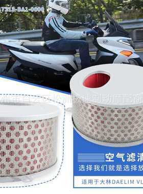 适用于大林DAELIM DAYSTAR125 VL125空滤 空气滤清器17213BA10000