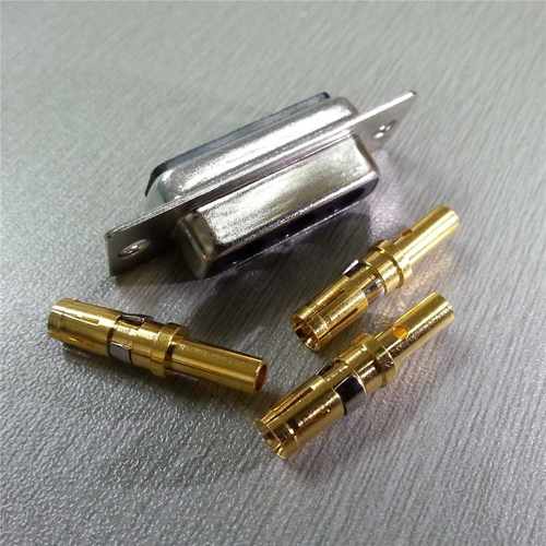 优联康品牌大电流3W3压接式母头连接器 深圳D-SUB3W3连接器