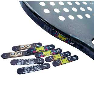 现货ZARSIA网球拍加重片Pickleball平衡片3g铅条拍头配重片调节炫