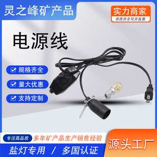 喜马拉雅盐灯配件插头线盐灯电源开关 量大优惠节能
